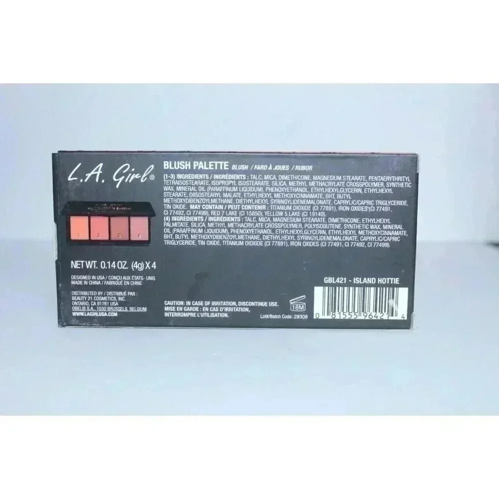 L.A.‎ Girl Blushed Babe Blush Palette - 4.6oz Inspiring Beauty New Unopened